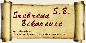 Srebrena Bikarević vizit kartica